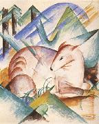 Franz Marc Red Deer (mk34) oil on canvas